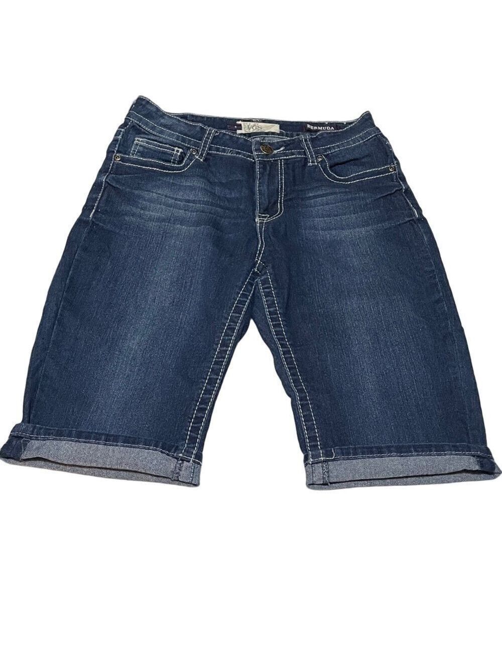 Vigoss Bermuda Blue Denim Jeans Shorts Sz 4